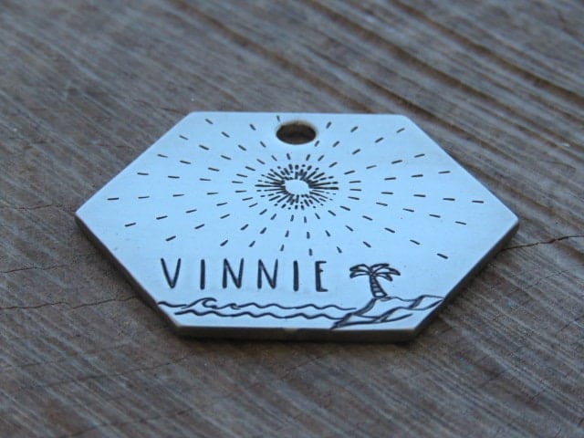 Native Wolf Pet Tags VINNIE