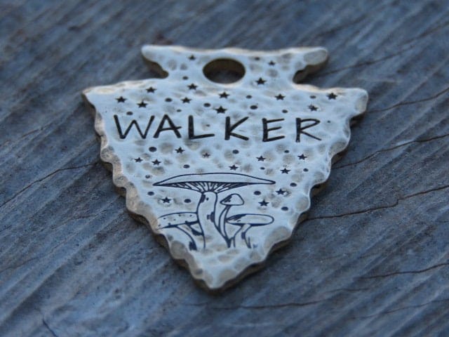 Native Wolf Pet Tags WALKER