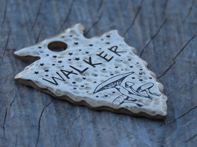 Native Wolf Pet Tags WALKER