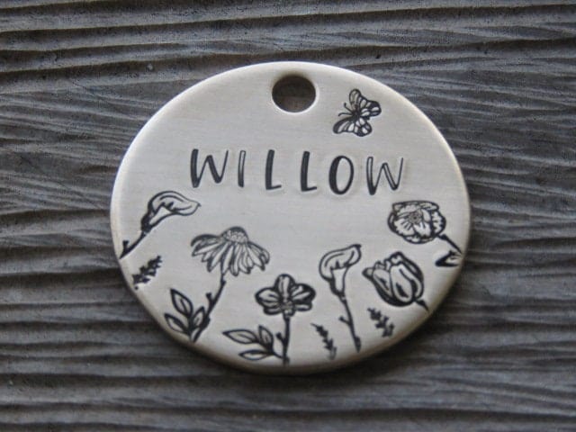 Native Wolf Pet Tags WILLOW