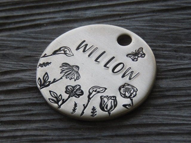 Native Wolf Pet Tags WILLOW