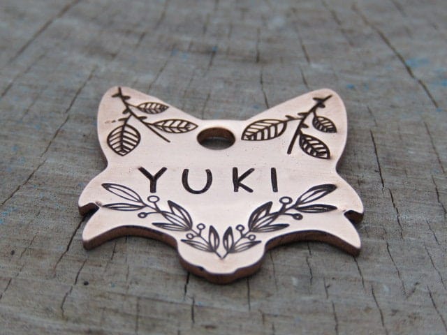 Native Wolf Pet Tags YUKI