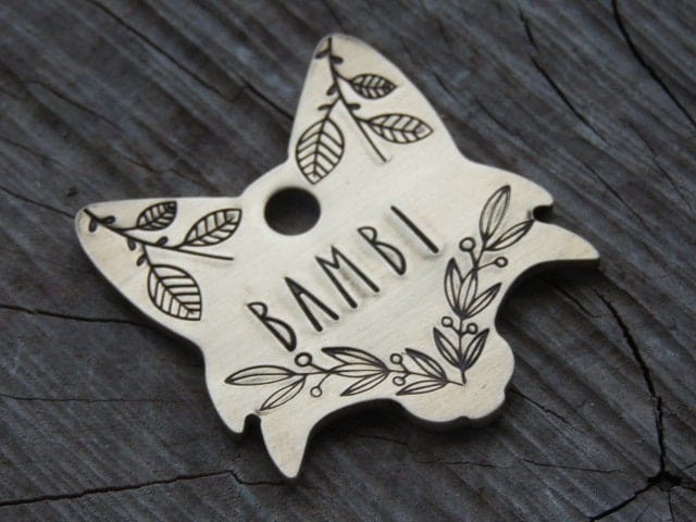 Native Wolf Pet Tags YUKI