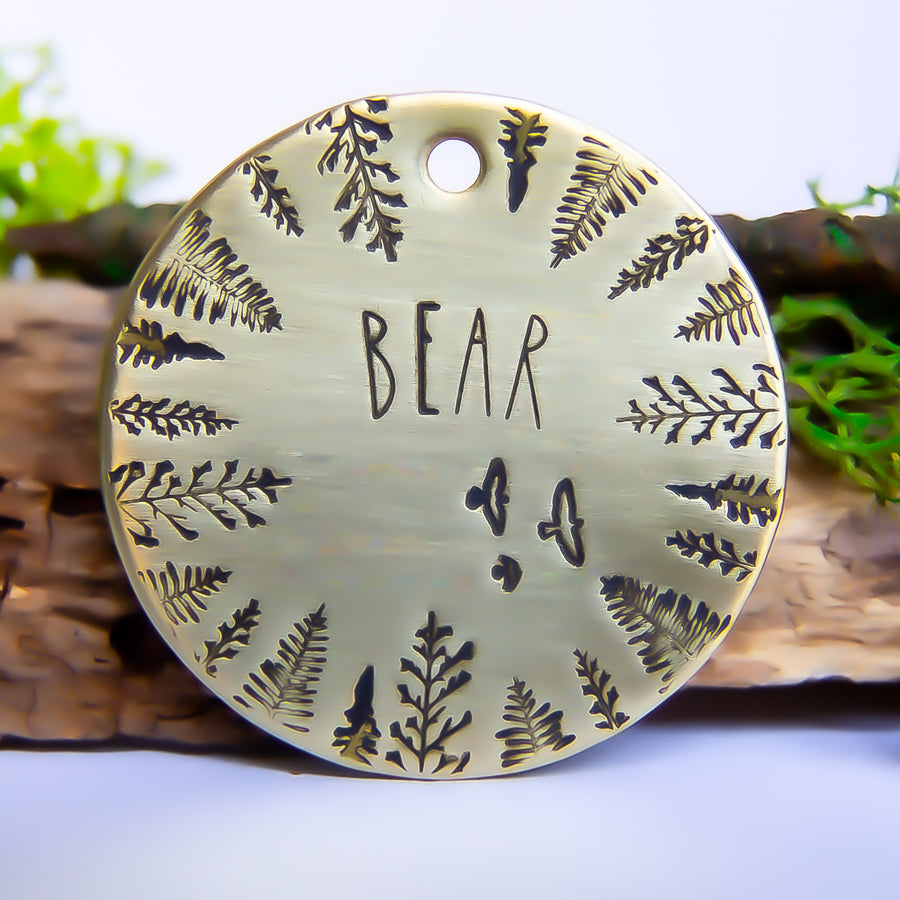 Native Tag Metal Hand Stamped Pet ID Tags